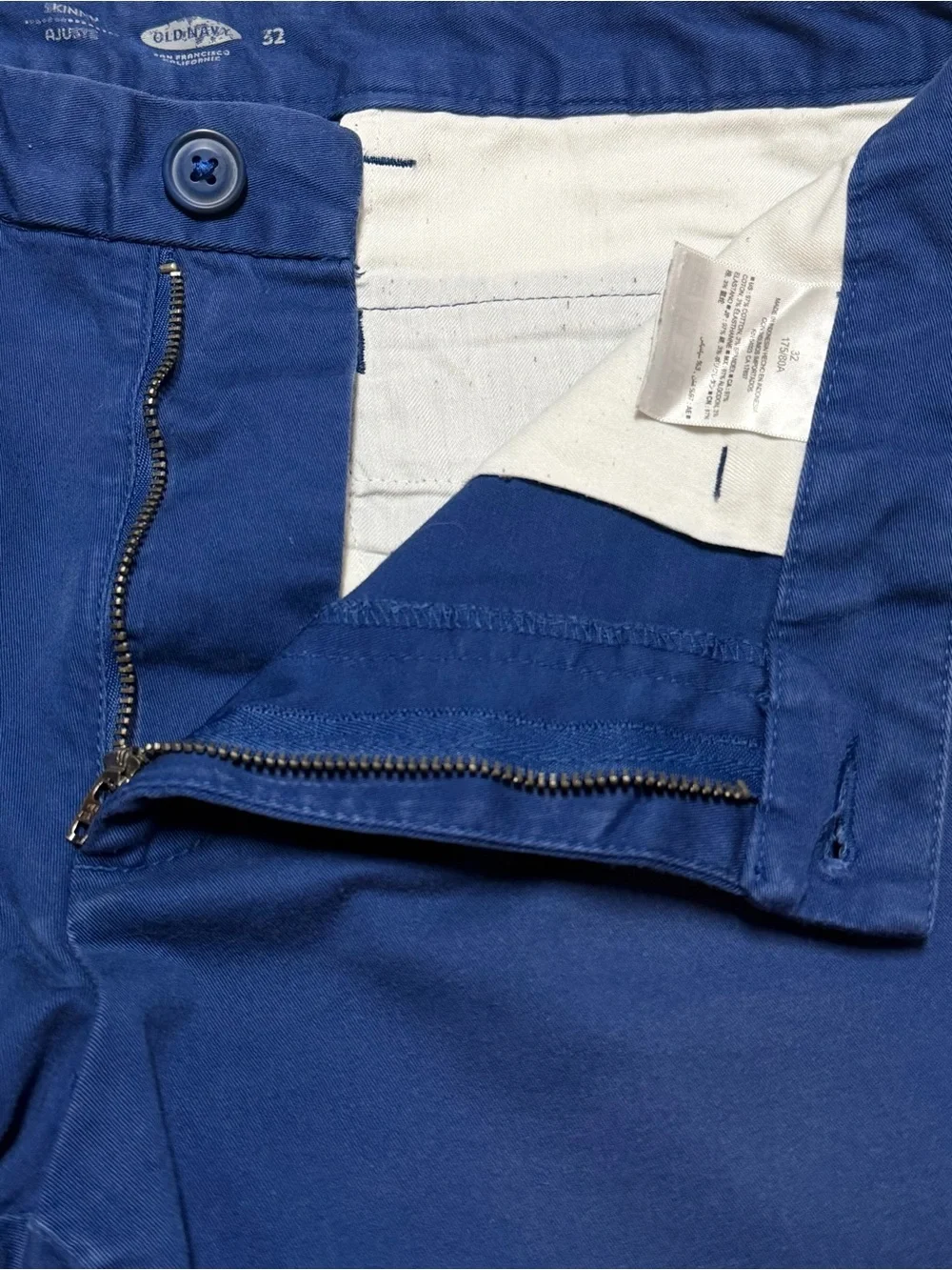 Old Navy Skinny Shorts Men’s 32 Blue Chino Casual Bottoms